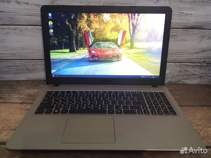 Ноутбук игровой с 2 видеокартами, 4 ядра, Asus