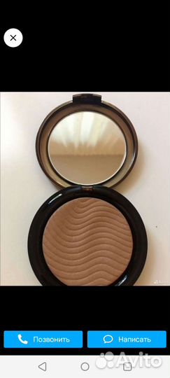 Бронзор для лица с эффектом сияния