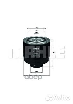 Фильтр топливный KC388D KC388D Mahle/Knecht