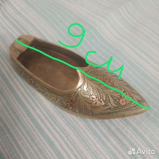 Пепельница,латунь,пр-во Индия