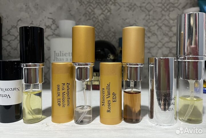 Отливанты нишевой парфюмерии