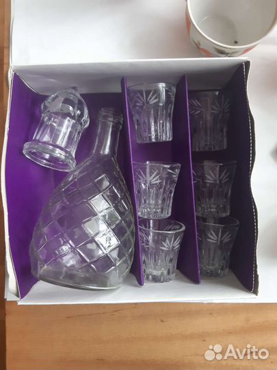 Графин с рюмками СССР