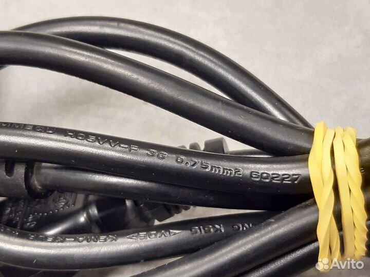 Кабель питания в розетку 220V длина 1.8 метра