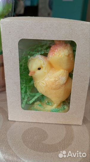 Пасхальный сувенир из мыла ручной работы