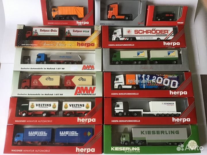 Модели грузовиков Mercedes 1:87 Германия