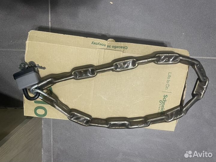 Цепь противоугонная для велосипеда