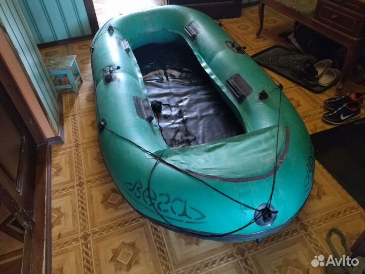 Лодка резиновая Двухместная надувная