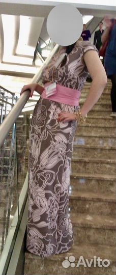 Вечернее платье макси 46-48 размер