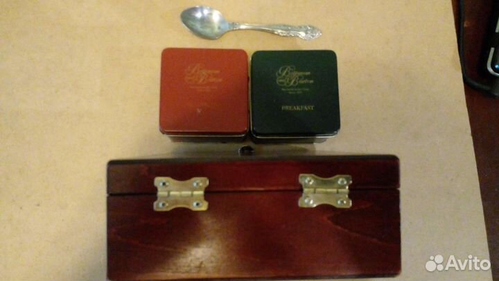 Деревянная подарочная коробка из под чая