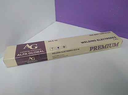 Электроды alfa global AG E-46 premium д. 2мм 1кг