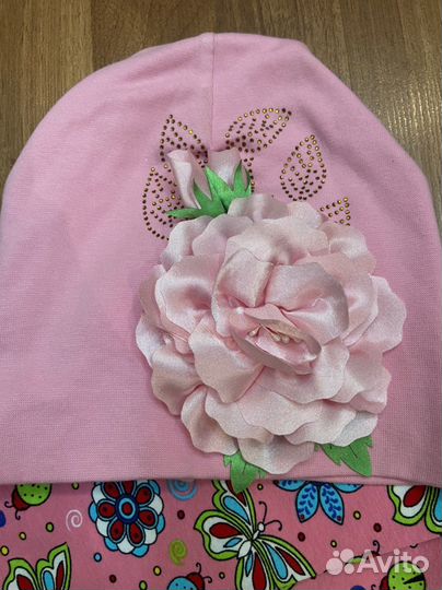 Шапки со снудом, на 6-8 лет