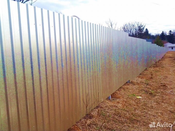 Заборы из профнастила