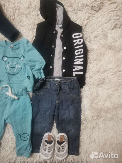 Пакет вещей на мальчика с 6 до 1 года