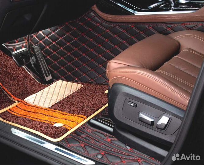 3D Коврики BMW Салон Багажник из Экокожи