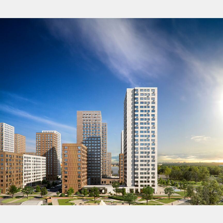 2-к. квартира, 59,2 м², 13/25 эт.