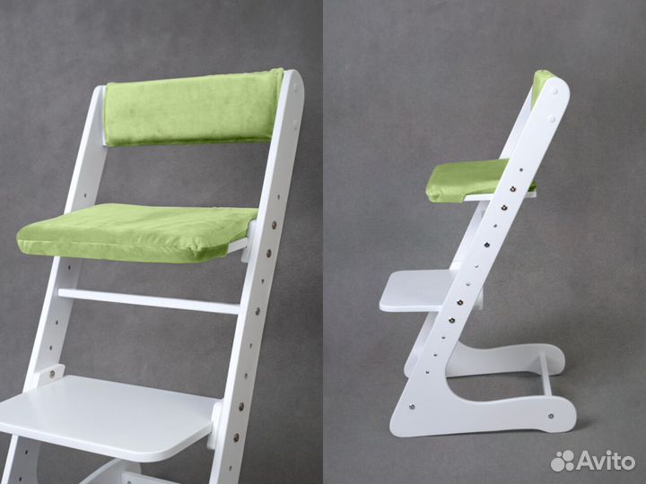 Белый растущий стул