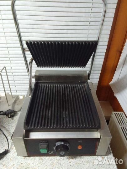 Гриль контактный бу