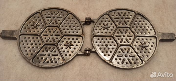 Пельменница Утятница Вафельница Чугун СССР