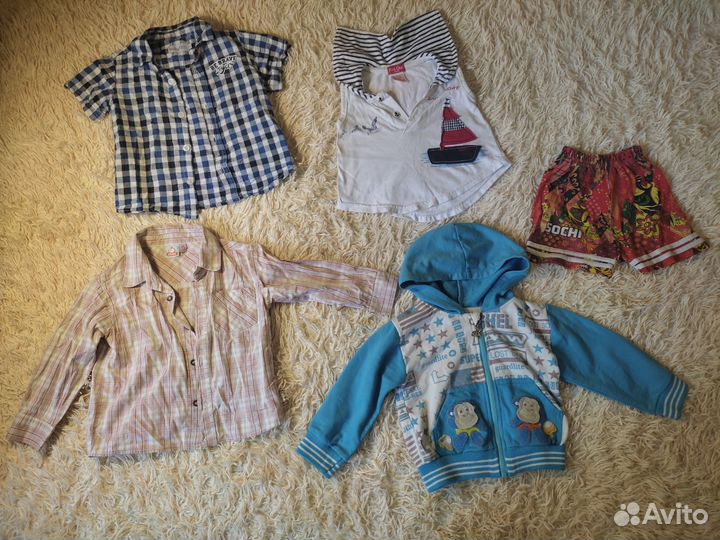 Пакет вещей на мальчика 80-92