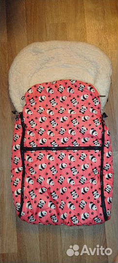 Зимний конверт в коляску