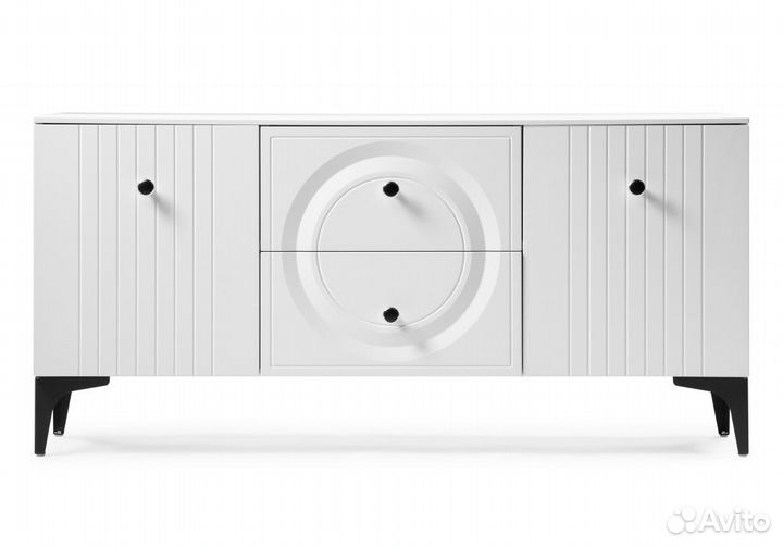 Тв-тумбы Вестра белый шагрень