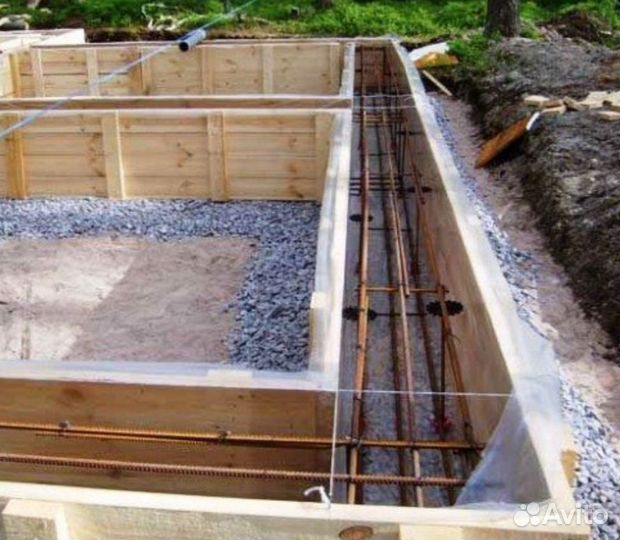 Фундамент/Бетонные работы/ Отмостка