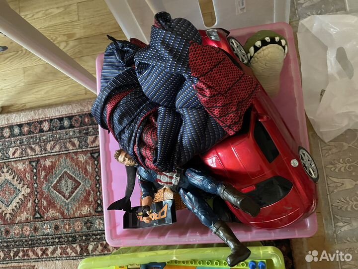 Lego duplo ящик и игрушки для мальчика