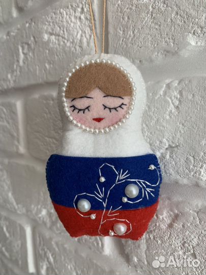 Подвеска в машину, фетровая игрушка