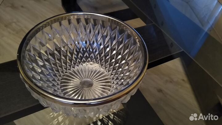 Богемский хрусталь салатница