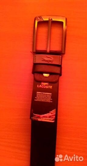 3 простых ремня и 1 ремень lacoste