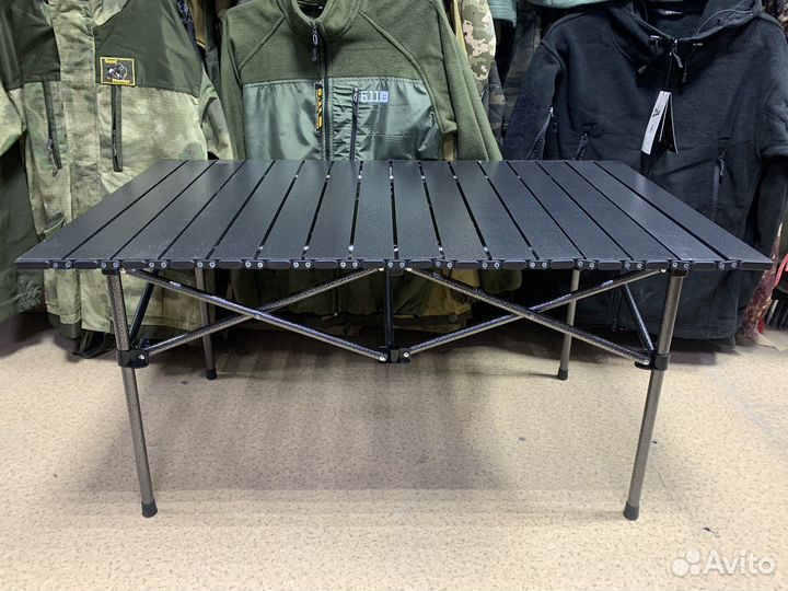 Раскладной Реечный Стол Алюминевий 120