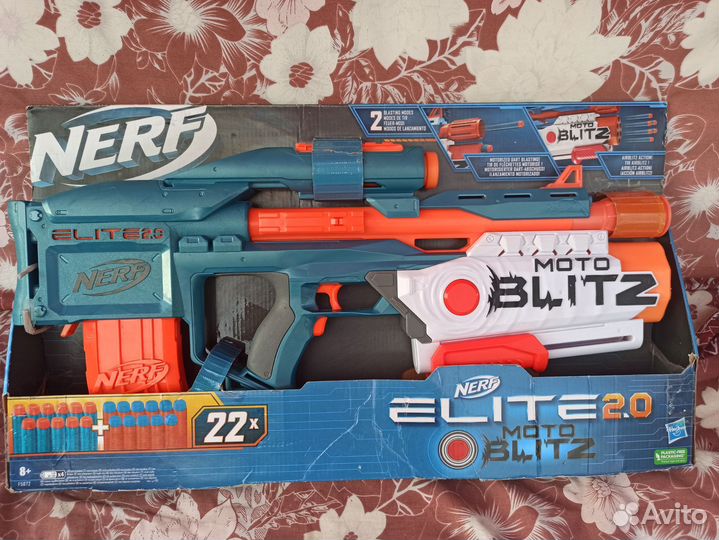 Nerf elite 2.0 Moto blitz, новый