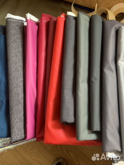 Ткань курточная. 90р за один метр, отрезы разные