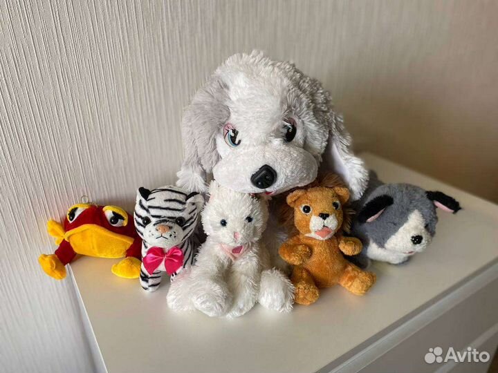 Мягкие игрушки детские пакетом б/у