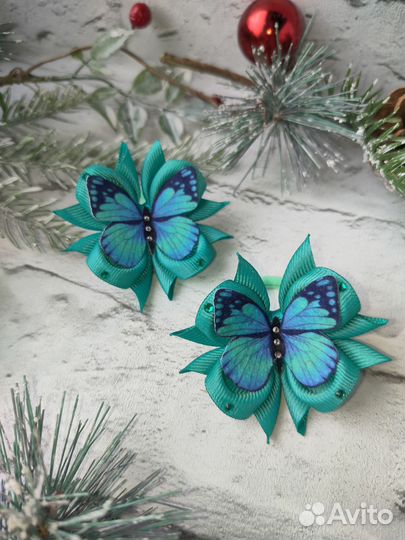 Бантики с бабочками в ассортименте от Alisenenok