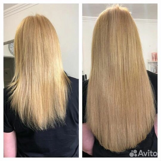 Наращивание волос с волосами