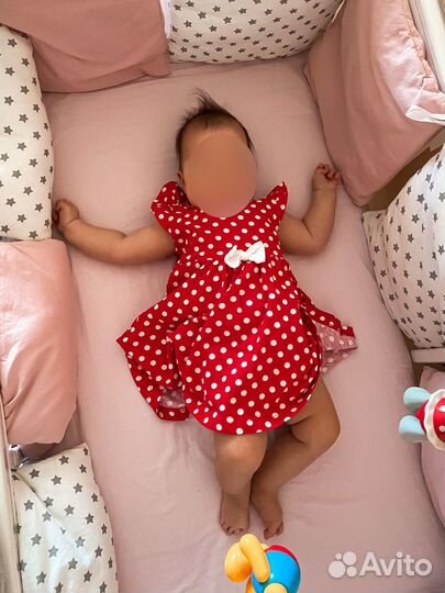 Бортики в детскую кроватку бу