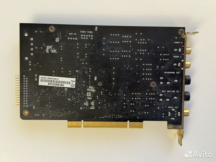 Топовая звуковая карта Asus xonar essence st (PCI)