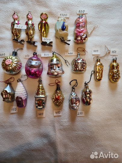 Елочные игрушки СССР