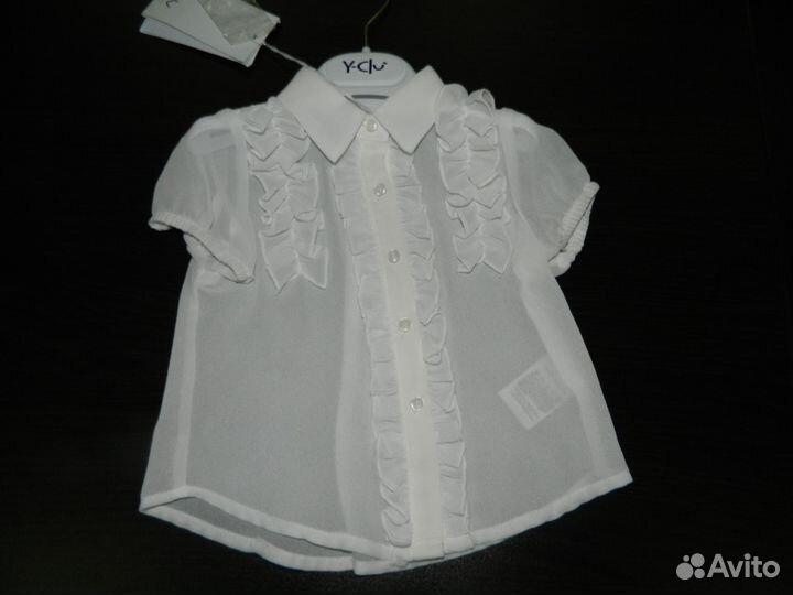 Блузка на девочку Y-CLU рост 74 (9 мес) оригинал
