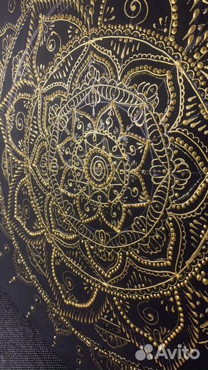 Мандала на холсте