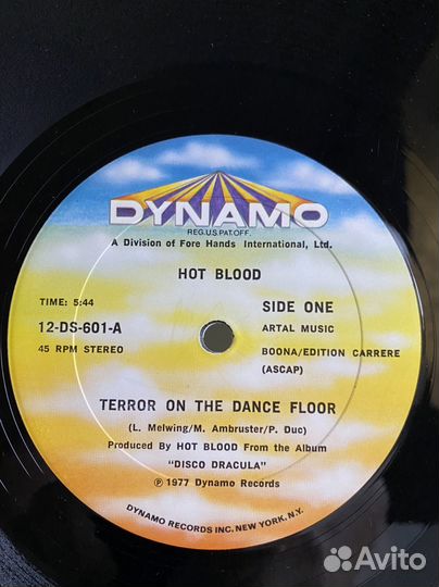 Disco:Hot Blood – Disco Dracula /Terror 77US