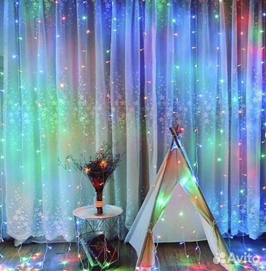 Гирлянда штора