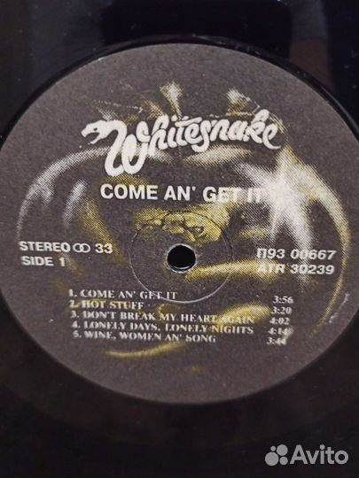 Виниловая пластинка Whitesnake