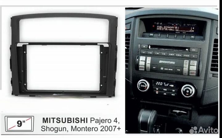 Магнитола Mitsubishi Pajero 4 2006-2022г 2/32Gb