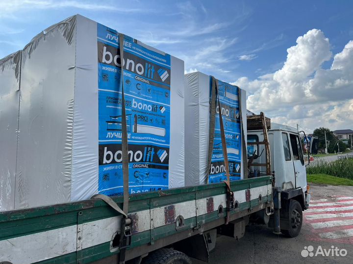 Газосиликатные блоки Бонолит с завода