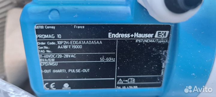 Расходомер Электромагнитный Endress+H Promag DN200