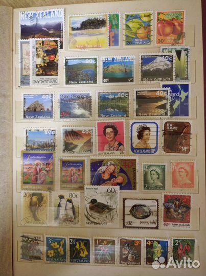 Почтовые марки Н. Зеландия, Австралии