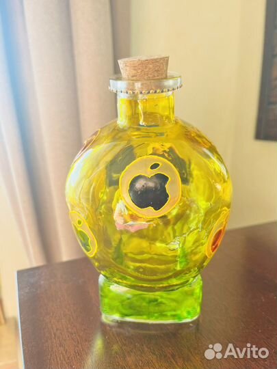 Штоф Череп витражный в стиле apple 800 мл