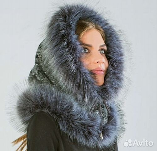 Шапка капор женская